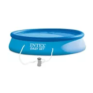   Intex puhafalú medence (3,96m x 84 cm) papírszűrős vízforgatóval #28142