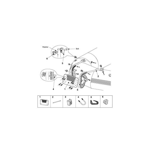 Intex csónakokhoz motortartó #68624