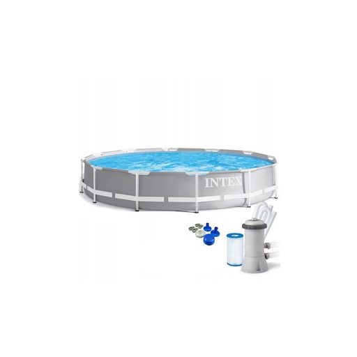 Intex Prizma Fémvázas medence vízforgatóval #26702