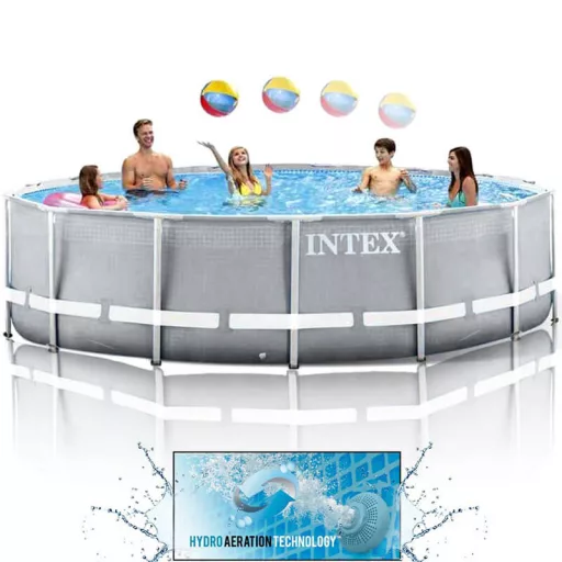 Intex Prizma Fémvázas medence vízforgatóval #26712